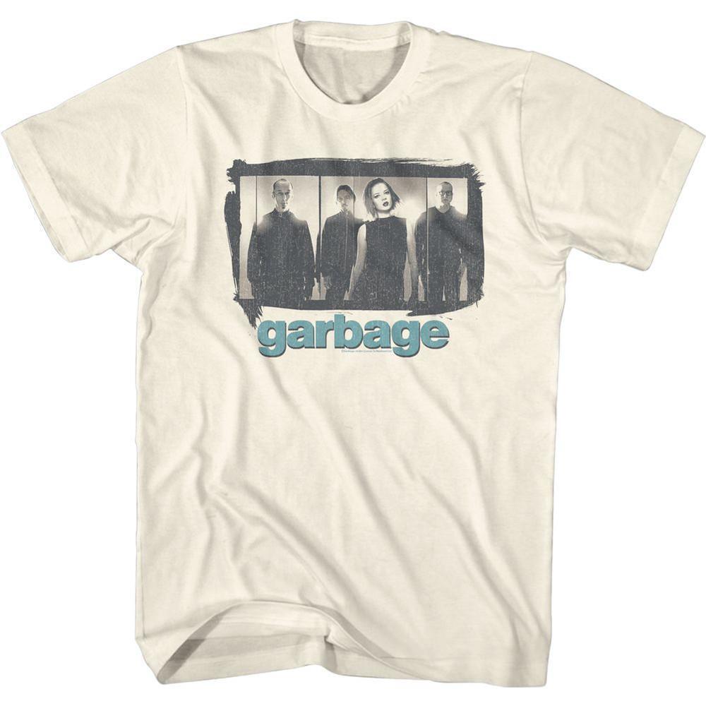 Garbage Garbage Panels Natural Adult T Shirt